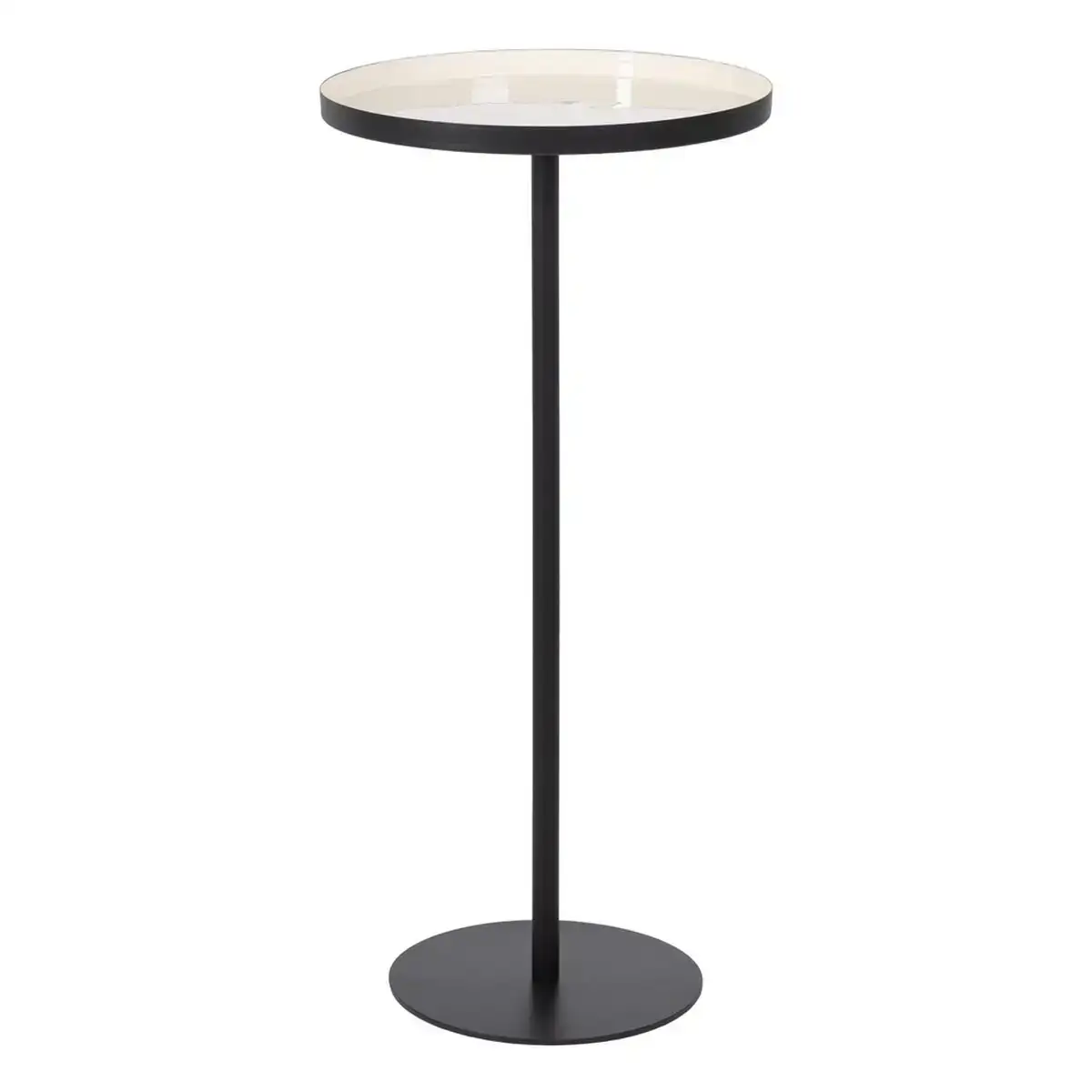 Table d appoint 40 x 40 x 85 cm noir creme fer_8008. Bienvenue chez DIAYTAR COTE D'IVOIRE - Votre Porte d'Accès à la Diversité. Découvrez notre boutique en ligne et choisissez parmi une pléthore d'articles qui célèbrent la richesse culturelle du Côte d'Ivoire et au-delà.