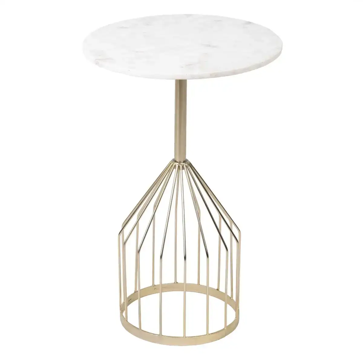 Table d appoint 41 5 x 41 5 x 66 cm dore blanc marbre fer_6563. DIAYTAR COTE D'IVOIRE - Votre Oasis de Shopping en Ligne. Explorez notre boutique et découvrez des produits qui ajoutent une touche de magie à votre quotidien.