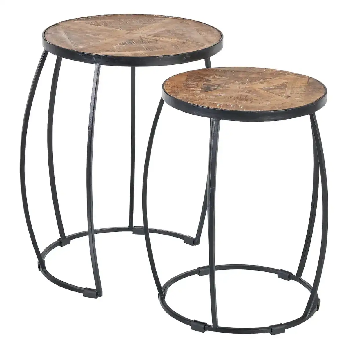 Table d appoint 48 x 48 x 67 cm naturel noir_4357. DIAYTAR COTE D'IVOIRE - Où Choisir est une Découverte. Parcourez notre catalogue et trouvez des articles qui éveillent votre curiosité et enrichissent votre expérience shopping.