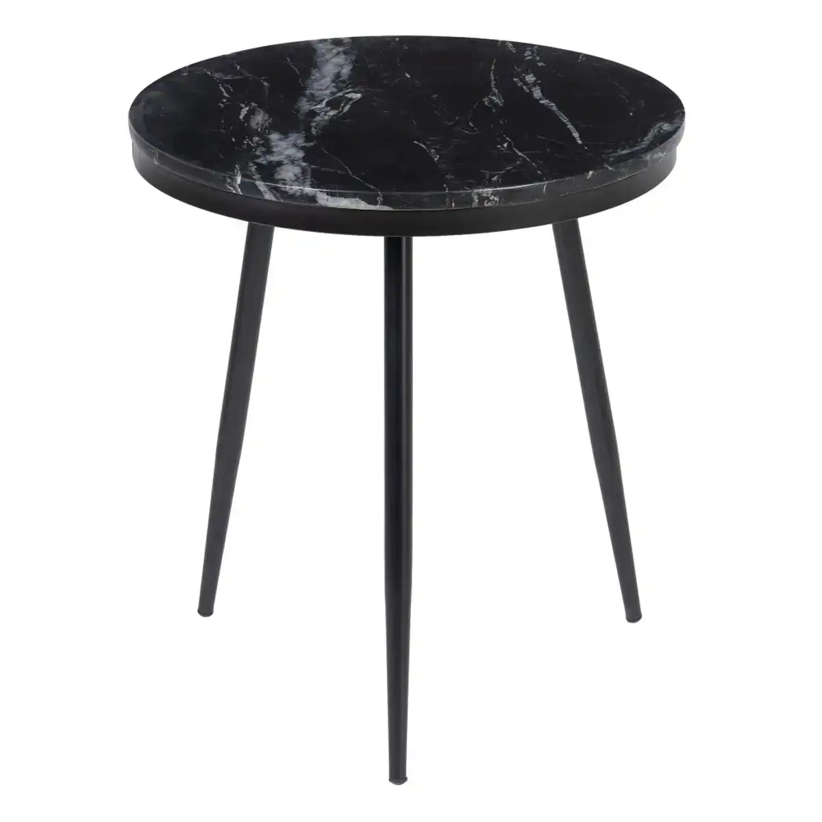 Table d appoint 50 x 50 x 56 cm noir_5318. DIAYTAR COTE D'IVOIRE - L'Art de Choisir, l'Art de S'émerveiller. Explorez notre boutique en ligne et choisissez des articles qui éveillent votre sens de l'émerveillement.