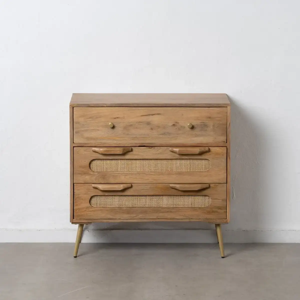 Table d appoint 80 x 40 x 77 cm naturel bois rotin_4268. DIAYTAR COTE D'IVOIRE - Votre Boutique en Ligne, Votre Identité. Naviguez à travers notre plateforme et choisissez des articles qui expriment qui vous êtes et ce que vous chérissez.