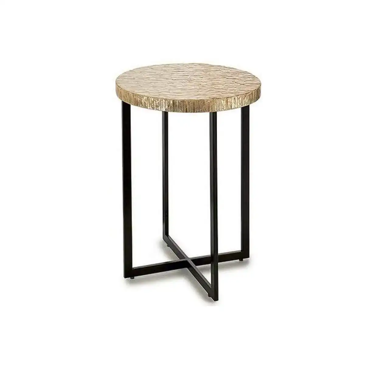 Table d appoint beige dore metal blanc nacre noire 45 x 62 x 45 cm_6327. DIAYTAR COTE D'IVOIRE - L'Art du Shopping Sublime. Naviguez à travers notre catalogue et choisissez parmi des produits qui ajoutent une touche raffinée à votre vie quotidienne.