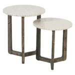 Table d appoint beige marron nacre noire 40 x 40 x 45 cm bois mdf_3944. DIAYTAR COTE D'IVOIRE - Votre Portail Vers l'Élégance Accessible. Parcourez notre boutique en ligne pour découvrir des produits qui incarnent le luxe à des prix abordables.