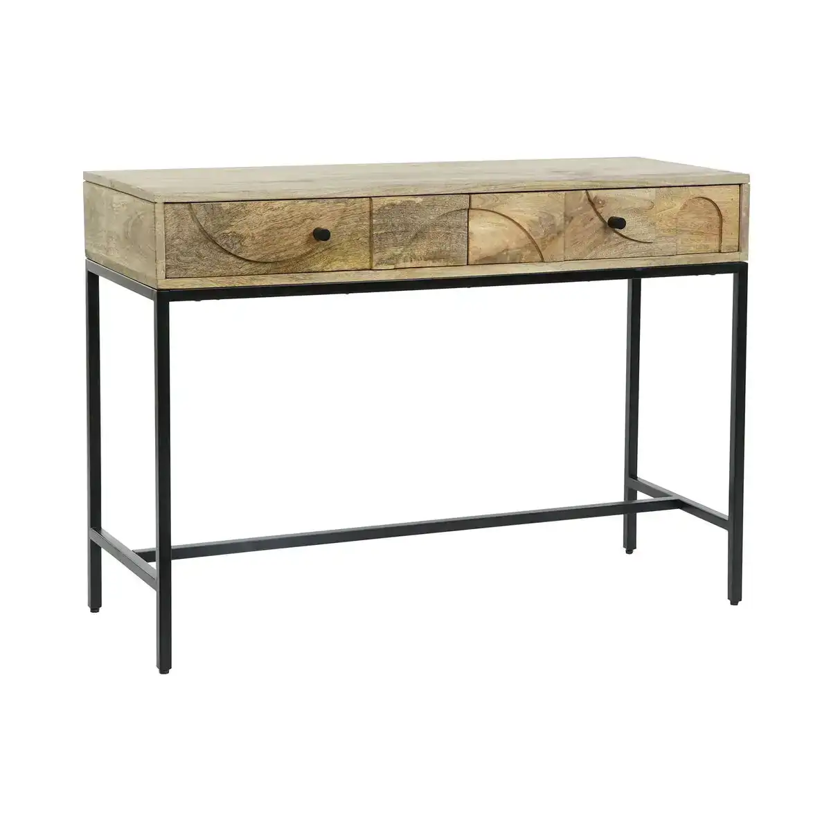 Table d appoint dkd home decor 108 x 38 x 76 cm metal bois de manguier_4356. DIAYTAR COTE D'IVOIRE - Où Choisir Rime avec Qualité. Découvrez notre sélection soigneusement conçue et choisissez des articles qui incarnent l'excellence et l'innovation.