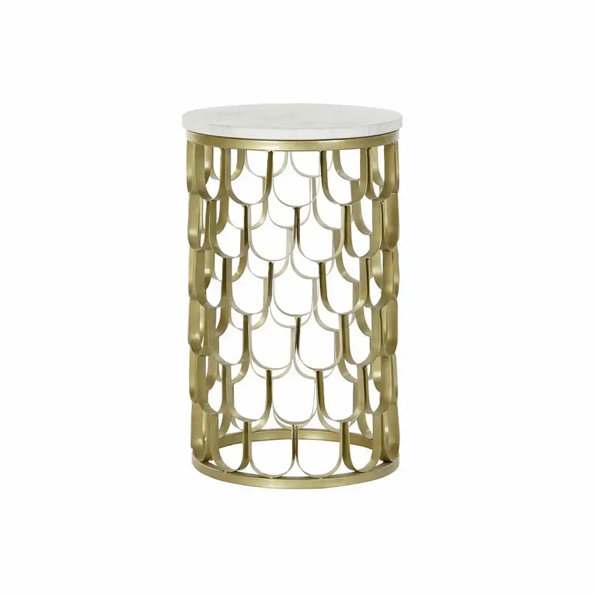 Table d appoint dkd home decor 30 5 x 30 5 x 50 cm dore blanc plastique marbre fer_2180. DIAYTAR COTE D'IVOIRE - Où Choisir Devient une Découverte. Explorez notre boutique en ligne et trouvez des articles qui vous surprennent et vous ravissent à chaque clic.