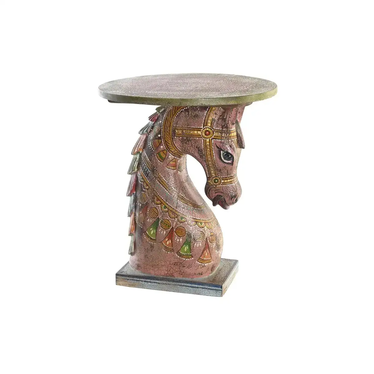 Table d appoint dkd home decor 39 x 39 x 47 cm rouge multicouleur bois de manguier_7073. Bienvenue chez DIAYTAR COTE D'IVOIRE - Votre Porte d'Accès à la Diversité. Découvrez notre boutique en ligne et choisissez parmi une pléthore d'articles qui célèbrent la richesse culturelle du Côte d'Ivoire et au-delà.