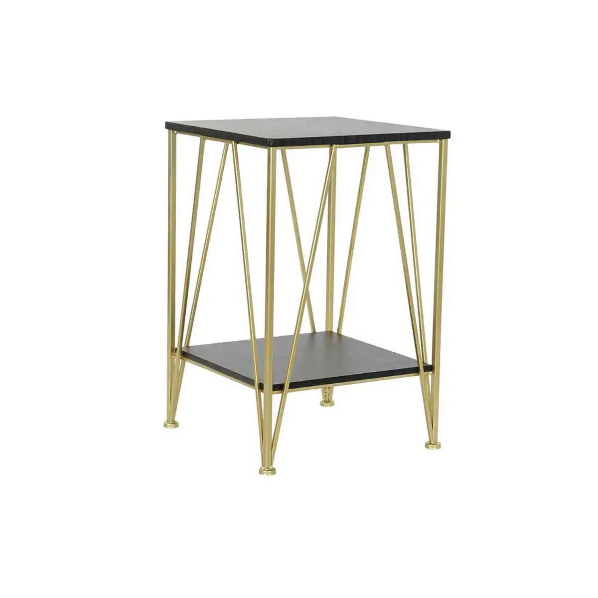 Table d appoint dkd home decor 41 x 41 x 63 5 cm noir dore metal bois_4196. DIAYTAR COTE D'IVOIRE - Où Choisir Rime avec Qualité. Découvrez notre sélection soigneusement conçue et choisissez des articles qui incarnent l'excellence et l'innovation.