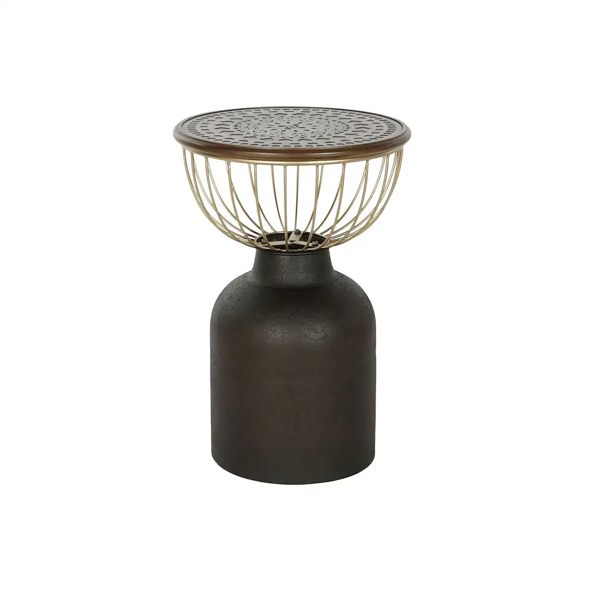 Table d appoint dkd home decor 43 5 x 43 5 x 63 5 cm sapin metal_9211. DIAYTAR COTE D'IVOIRE - L'Art de Vivre le Shopping Inspiré. Parcourez notre catalogue et choisissez des produits qui reflètent votre passion pour la beauté et l'authenticité.