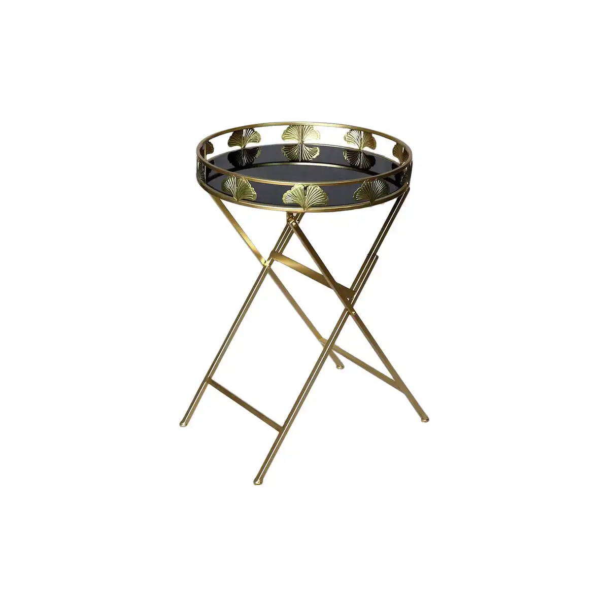 Table d appoint dkd home decor 49 x 49 x 72 cm verre noir dore metal_7574. DIAYTAR COTE D'IVOIRE - Votre Paradis Shopping au Cœur du Côte d'Ivoire. Explorez notre boutique en ligne et découvrez des produits conçus pour enchanter chaque aspect de votre vie.