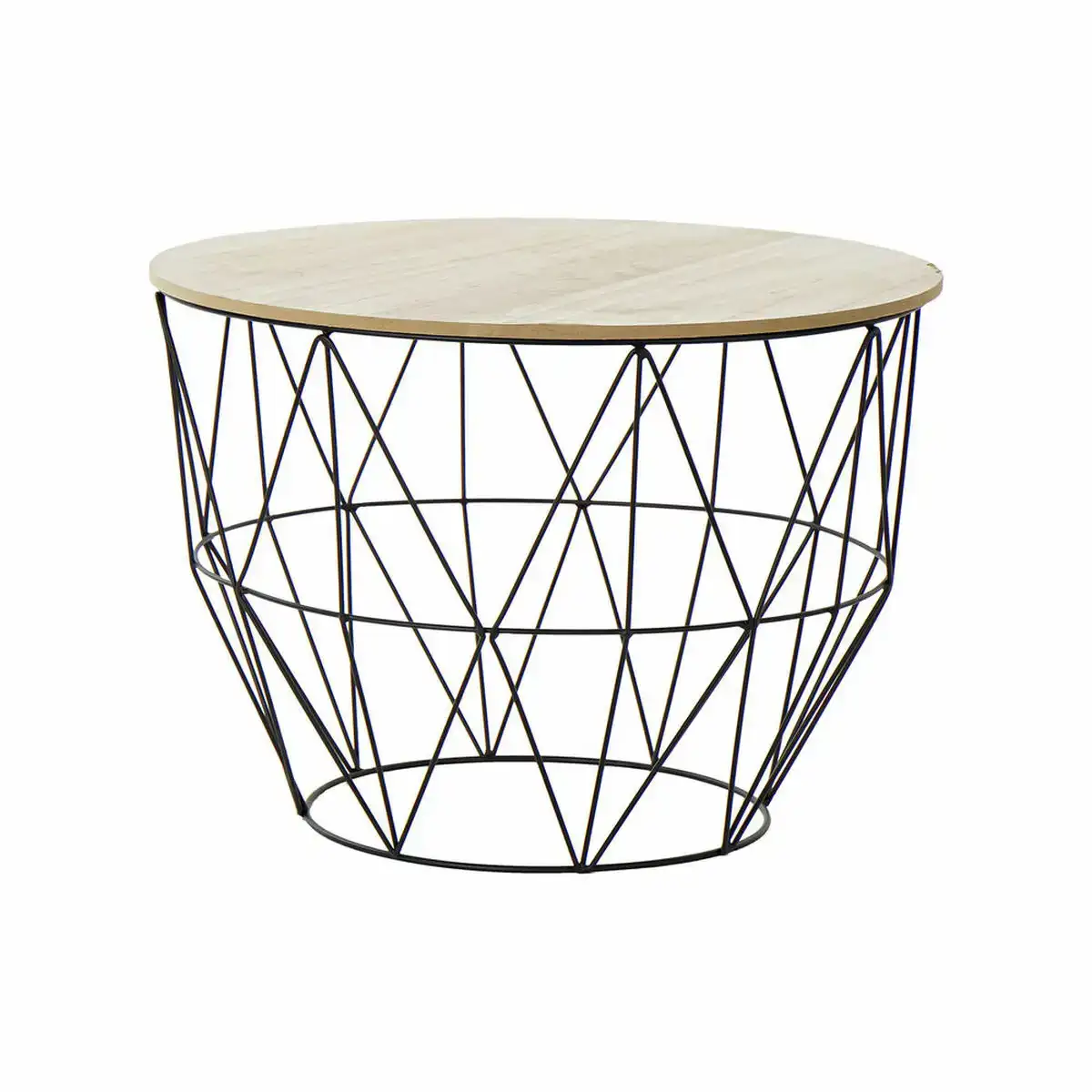 Table d appoint dkd home decor 56 x 56 x 40 cm naturel noir metal bois marron clair_4793. Bienvenue sur DIAYTAR COTE D'IVOIRE - Où l'Élégance Rencontrer la Tradition. Explorez notre gamme variée et trouvez des articles qui marient le chic moderne au charme ancestral.
