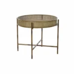 Table d appoint dkd home decor 59 x 59 x 50 cm naturel metal_4043. DIAYTAR COTE D'IVOIRE - Où l'Élégance Rencontré l'Accessibilité. Parcourez notre catalogue et trouvez des produits qui apportent une touche de sophistication à votre vie quotidienne sans compromettre votre budget.