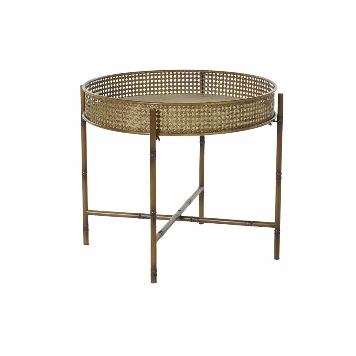 Table d appoint dkd home decor 59 x 59 x 50 cm naturel metal_4043. DIAYTAR COTE D'IVOIRE - Où l'Élégance Rencontré l'Accessibilité. Parcourez notre catalogue et trouvez des produits qui apportent une touche de sophistication à votre vie quotidienne sans compromettre votre budget.