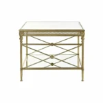 Table d appoint dkd home decor 62 x 62 x 51 cm miroir dore metal_7453. DIAYTAR COTE D'IVOIRE - Votre Plateforme pour un Shopping Inspiré. Explorez nos offres variées et découvrez des articles qui stimulent votre créativité et embellissent votre vie.
