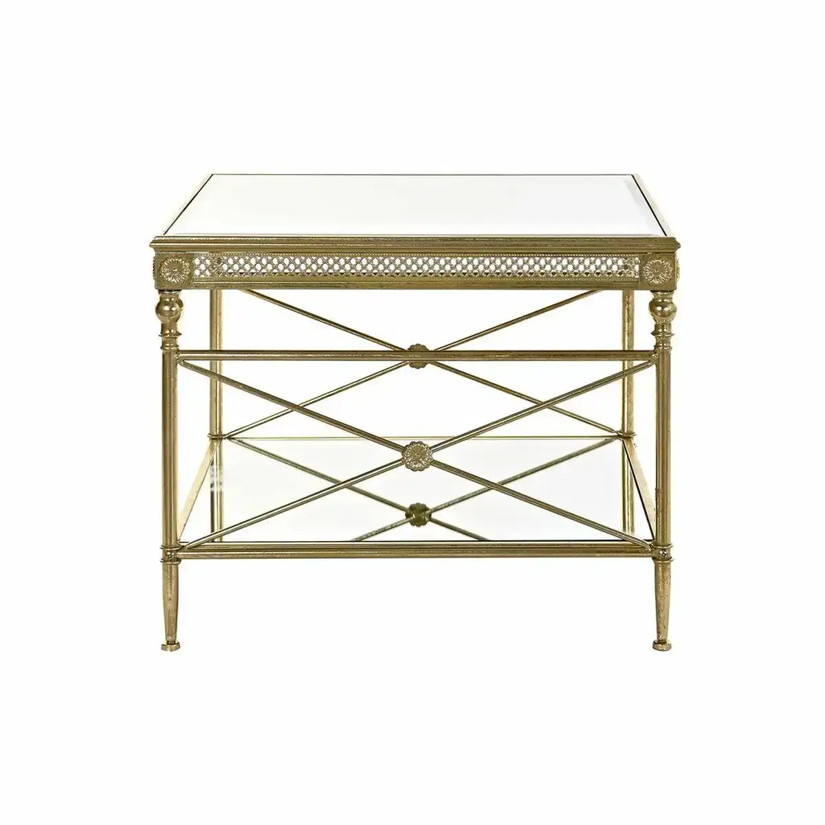 Table d appoint dkd home decor 62 x 62 x 51 cm miroir dore metal_7453. DIAYTAR COTE D'IVOIRE - Votre Plateforme pour un Shopping Inspiré. Explorez nos offres variées et découvrez des articles qui stimulent votre créativité et embellissent votre vie.