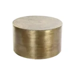 Table d appoint dkd home decor 80 x 80 x 45 cm dore metal aluminium_4574. DIAYTAR COTE D'IVOIRE - Votre Source de Découvertes Shopping. Découvrez des trésors dans notre boutique en ligne, allant des articles artisanaux aux innovations modernes.