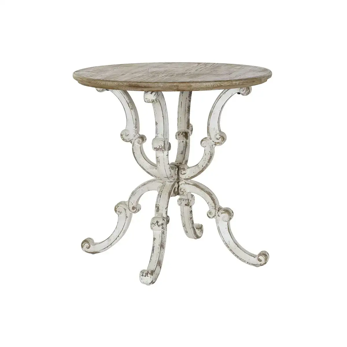 Table d appoint dkd home decor 80 x 80 x 78 5 cm sapin marron blanc bois mdf_4671. Bienvenue sur DIAYTAR COTE D'IVOIRE - Où Chaque Détail compte. Plongez dans notre univers et choisissez des produits qui ajoutent de l'éclat et de la joie à votre quotidien.