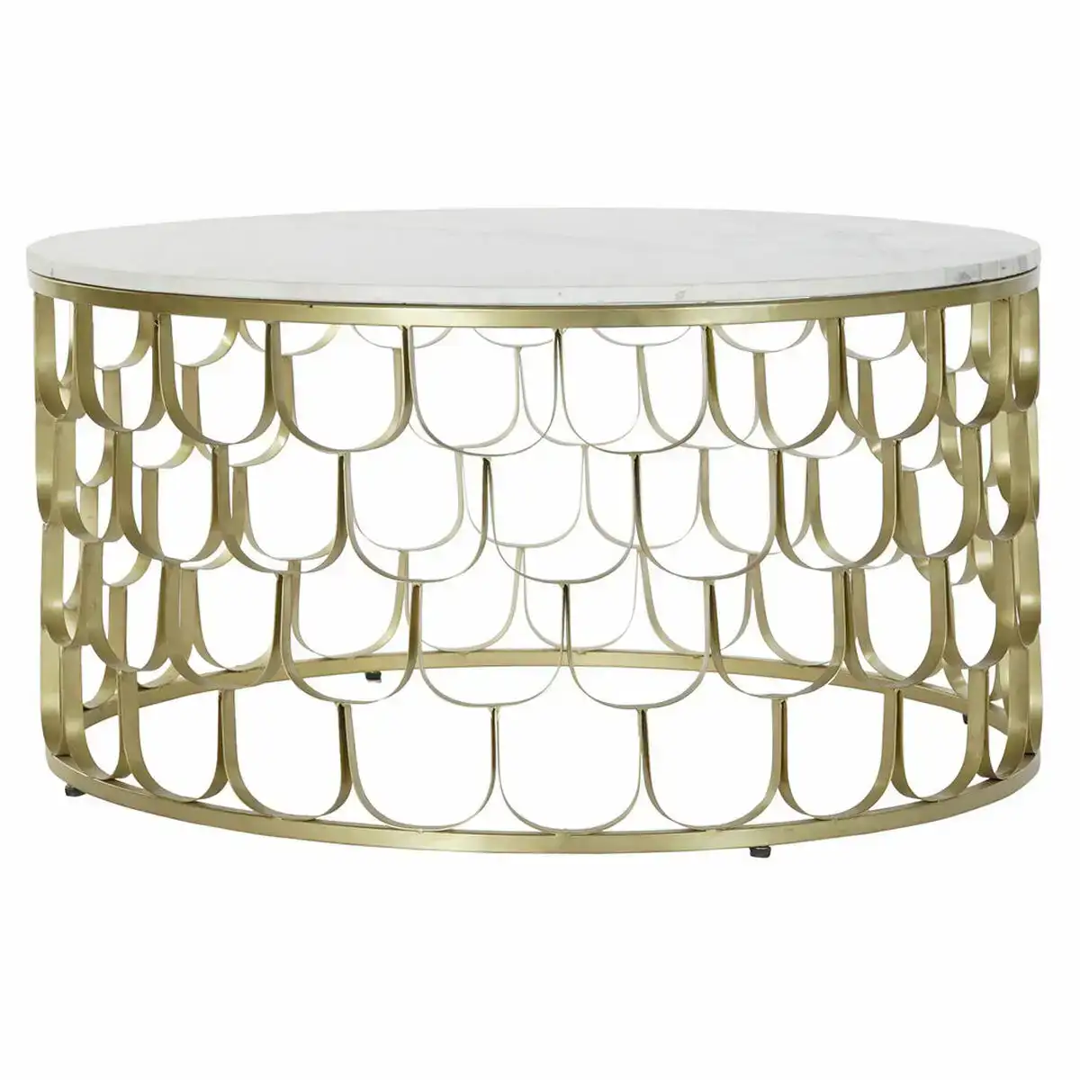 Table d appoint dkd home decor 81 x 81 x 42 cm dore blanc plastique marbre fer_6565. DIAYTAR COTE D'IVOIRE - Où Chaque Produit a sa Place. Parcourez notre catalogue et choisissez des articles qui s'intègrent parfaitement à votre style et à votre espace.