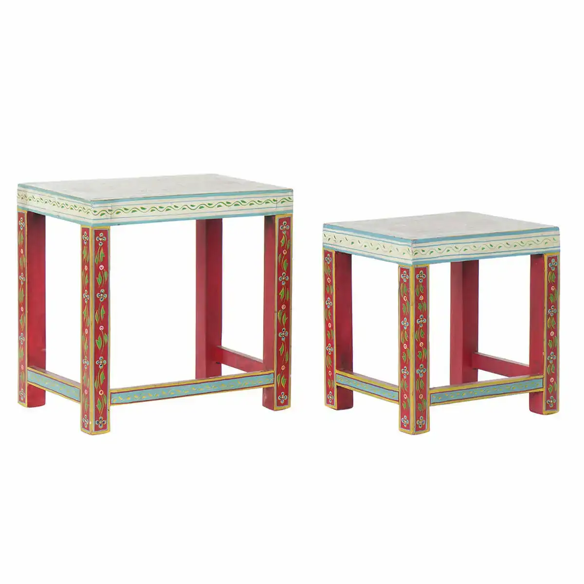 Table d appoint dkd home decor 8424001853243 naturel multicouleur acrylique bois de manguier 45 x 30 x 45 cm_9008. Bienvenue chez DIAYTAR COTE D'IVOIRE - Où le Shopping Rime avec Diversité. Plongez dans notre univers de produits et découvrez des trésors qui représentent la richesse culturelle du Côte d'Ivoire.