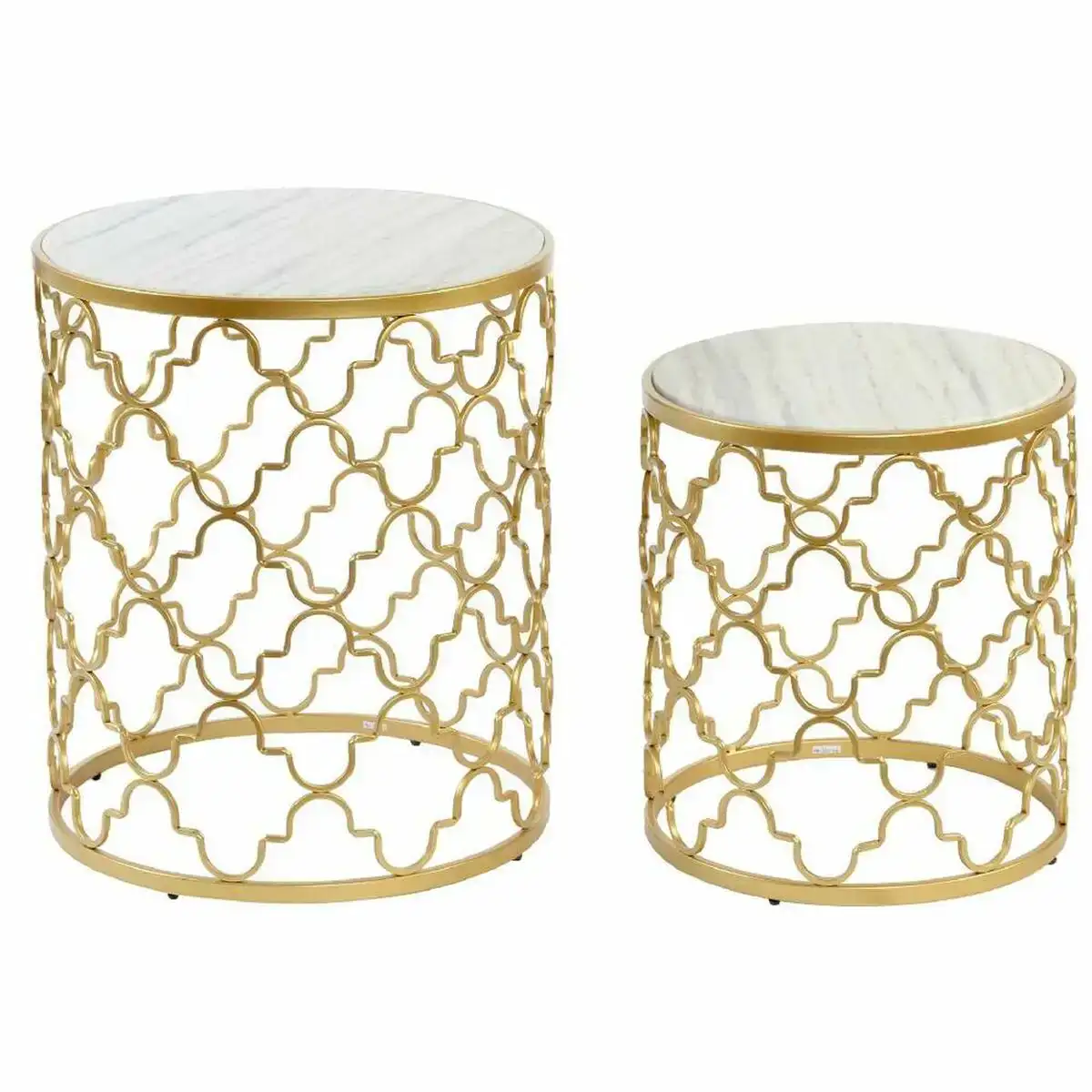 Table d appoint dkd home decor argente metal blanc marbre 48 x 48 x 57 cm 2 pcs 40 x 40 x 46 cm _1458. DIAYTAR COTE D'IVOIRE - Où Chaque Détail Fait la Différence. Parcourez notre sélection soignée et choisissez des articles qui rehaussent votre quotidien, du fonctionnel à l'esthétique.