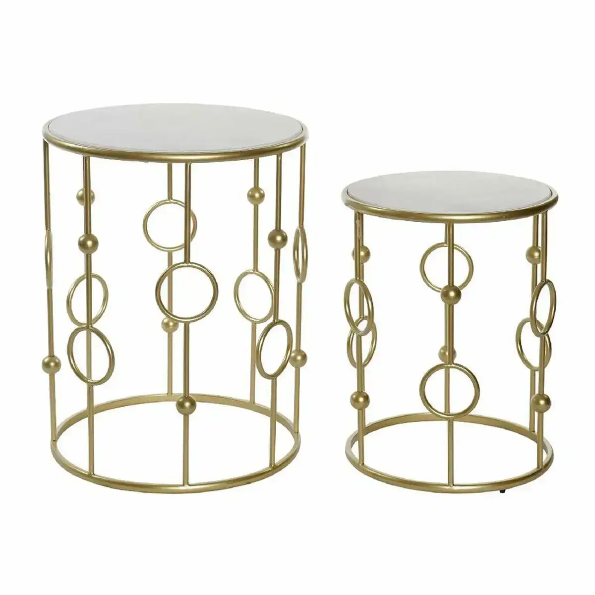 Table d appoint dkd home decor argente metal marbre 37 x 37 x 50 cm 46 x 46 x 60 cm 2 pcs _9542. Entrez dans le Monde de DIAYTAR COTE D'IVOIRE - Où Chaque Article Raconte une Histoire Unique. Explorez notre boutique en ligne pour dénicher des trésors qui incarnent l'âme du Côte d'Ivoire.