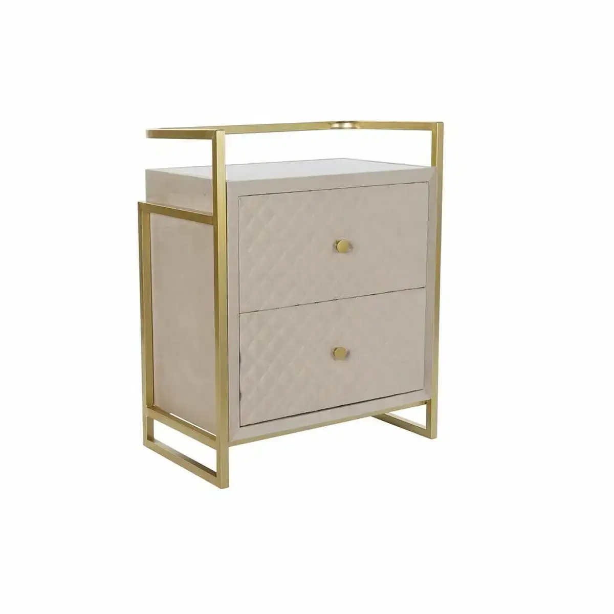 Table d appoint dkd home decor beige dore metal verre 60 x 35 x 75 cm_8338. DIAYTAR COTE D'IVOIRE - Là où Chaque Produit a son Histoire. Découvrez notre gamme de produits, chacun portant en lui le récit de l'artisanat et de la passion, pour vous offrir une expérience de shopping authentique.