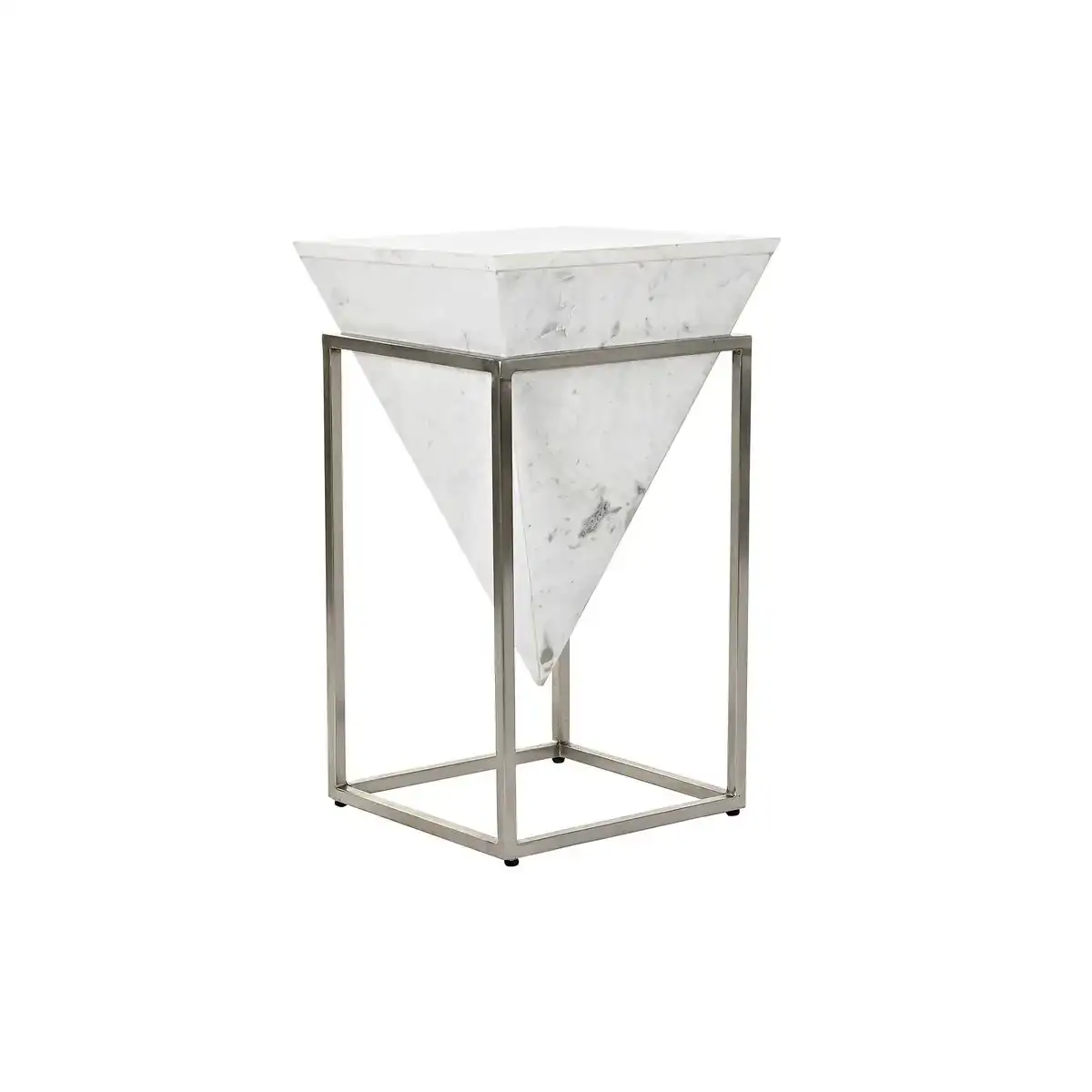 Table d appoint dkd home decor blanc argente metal marbre 36 x 36 x 60 cm_3652. DIAYTAR COTE D'IVOIRE - Votre Destination Shopping Incontournable. Parcourez nos rayons virtuels et trouvez des articles qui répondent à tous vos besoins, du quotidien à l'exceptionnel.