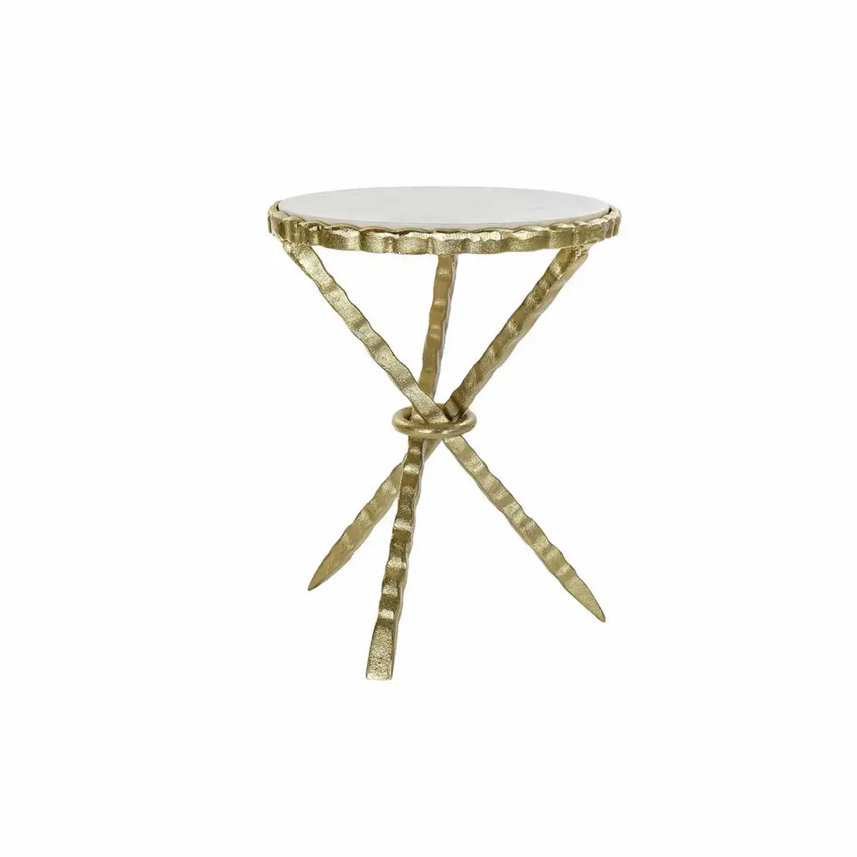 Table d appoint dkd home decor blanc dore aluminium marbre 43 x 43 x 54 cm_3939. DIAYTAR COTE D'IVOIRE - Où Chaque Détail Fait la Différence. Parcourez notre sélection soignée et choisissez des articles qui rehaussent votre quotidien, du fonctionnel à l'esthétique.