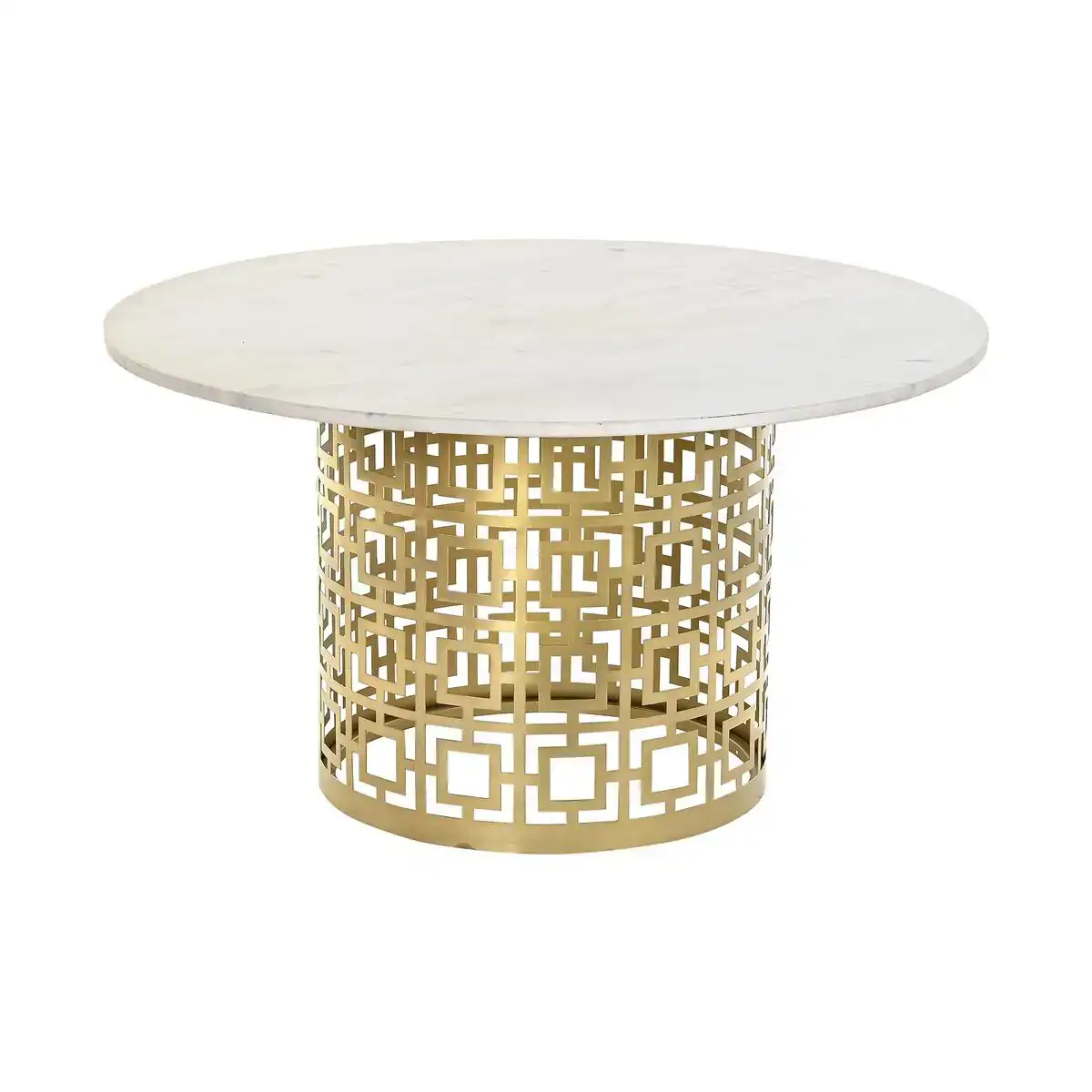 Table d appoint dkd home decor blanc dore metal marbre 76 x 76 x 43 cm_8306. DIAYTAR COTE D'IVOIRE - Votre Source de Trésors Culturels. Naviguez à travers notre catalogue et trouvez des articles qui mettent en avant la richesse de la culture sénégalaise.