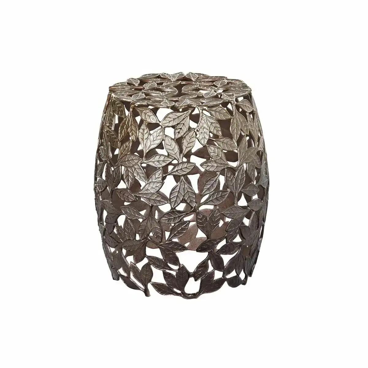 Table d appoint dkd home decor cuivre aluminium feuille d une plante 40 x 40 x 45 cm _3890. Bienvenue chez DIAYTAR COTE D'IVOIRE - Où le Shopping Devient un Voyage. Explorez notre plateforme pour dénicher des produits uniques, racontant l'histoire et l'âme du Côte d'Ivoire.