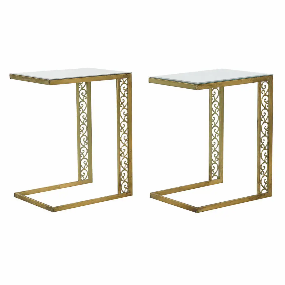 Table d appoint dkd home decor cuivre metal miroir 42 x 32 x 55 cm_5932. DIAYTAR COTE D'IVOIRE - Là où les Rêves de Shopping Deviennent Réalité. Naviguez à travers notre catalogue diversifié et choisissez parmi une variété d'articles qui feront de votre shopping une expérience inoubliable.