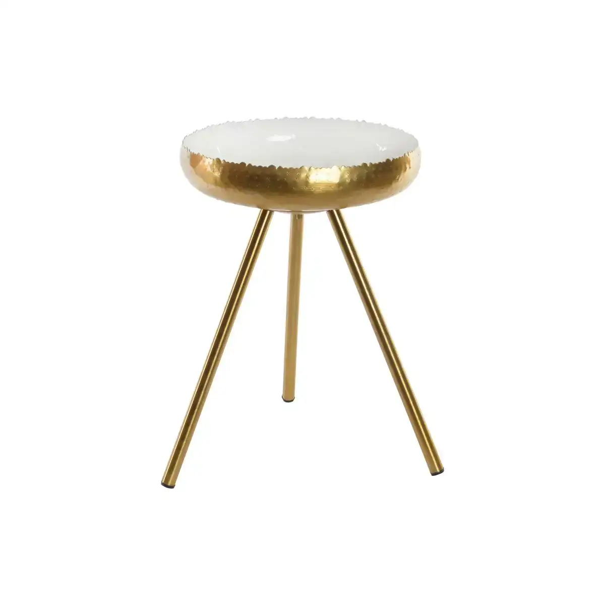 Table d appoint dkd home decor dore aluminium blanc laque 43 x 43 x 61 cm _6248. DIAYTAR COTE D'IVOIRE - Votre Boutique en Ligne, Votre Choix Illimité. Parcourez nos rayons et découvrez des produits qui vous inspirent, de la mode à la maison et bien plus.