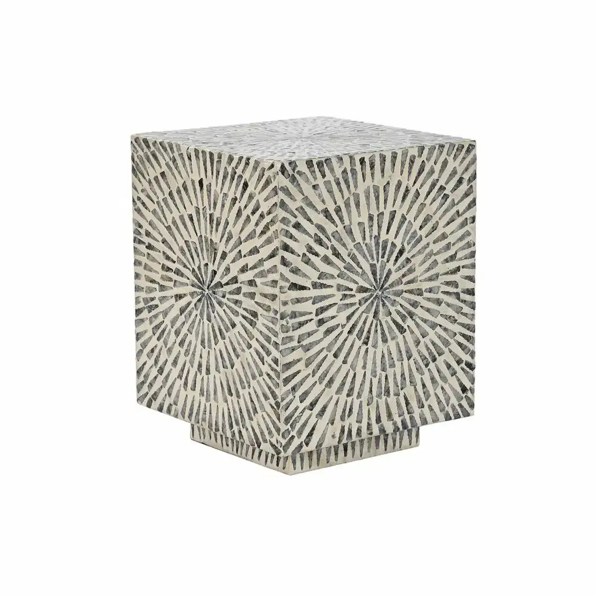 Table d appoint dkd home decor gris beige nacre noire moderne 35 x 35 x 45 cm _8304. Entrez dans l'Univers de DIAYTAR COTE D'IVOIRE - Où Choisir est un Voyage. Explorez notre gamme diversifiée et trouvez des articles qui répondent à tous vos besoins et envies.