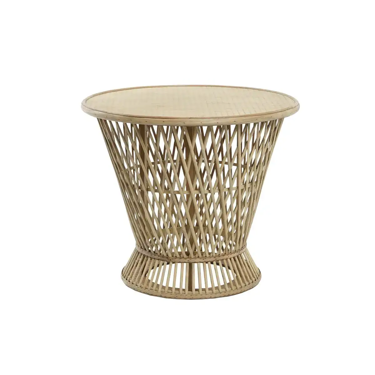 Table d appoint dkd home decor marron clair bambou 60 x 60 x 52 cm_5600. DIAYTAR COTE D'IVOIRE - Où Choisir est un Acte de Création. Naviguez à travers notre plateforme et choisissez des produits qui complètent votre histoire personnelle.