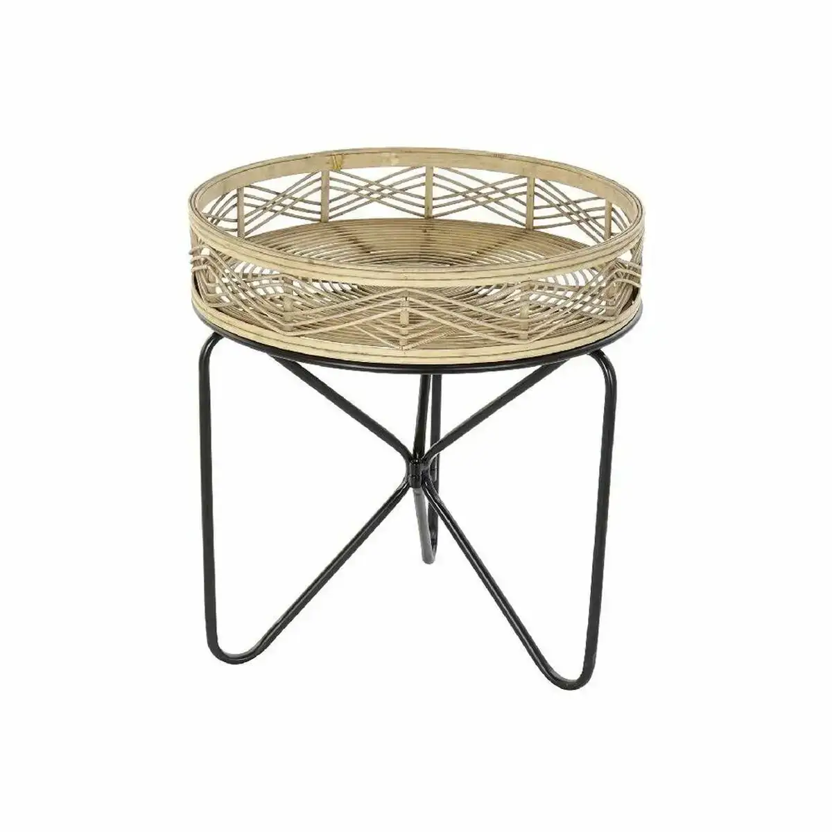 Table d appoint dkd home decor noir marron 50 x 50 x 52 cm_3359. DIAYTAR COTE D'IVOIRE - Là où la Découverte est au Rendez-vous. Plongez dans notre catalogue et trouvez des articles qui éveilleront votre curiosité et élargiront vos horizons.