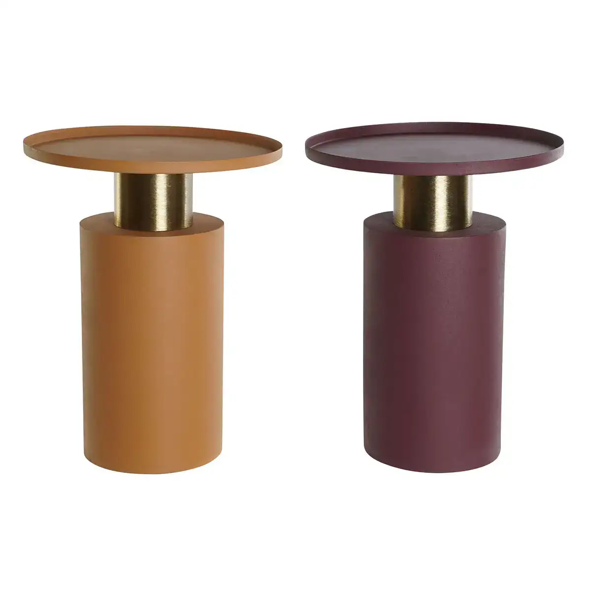 Table d appoint dkd home decor orange magenta dore fer 36 x 36 x 46 cm 2 unites _8654. DIAYTAR COTE D'IVOIRE - Votre Plateforme Shopping Engagée. Explorez notre catalogue et choisissez des produits qui reflètent notre dévouement envers la qualité et la satisfaction du client.