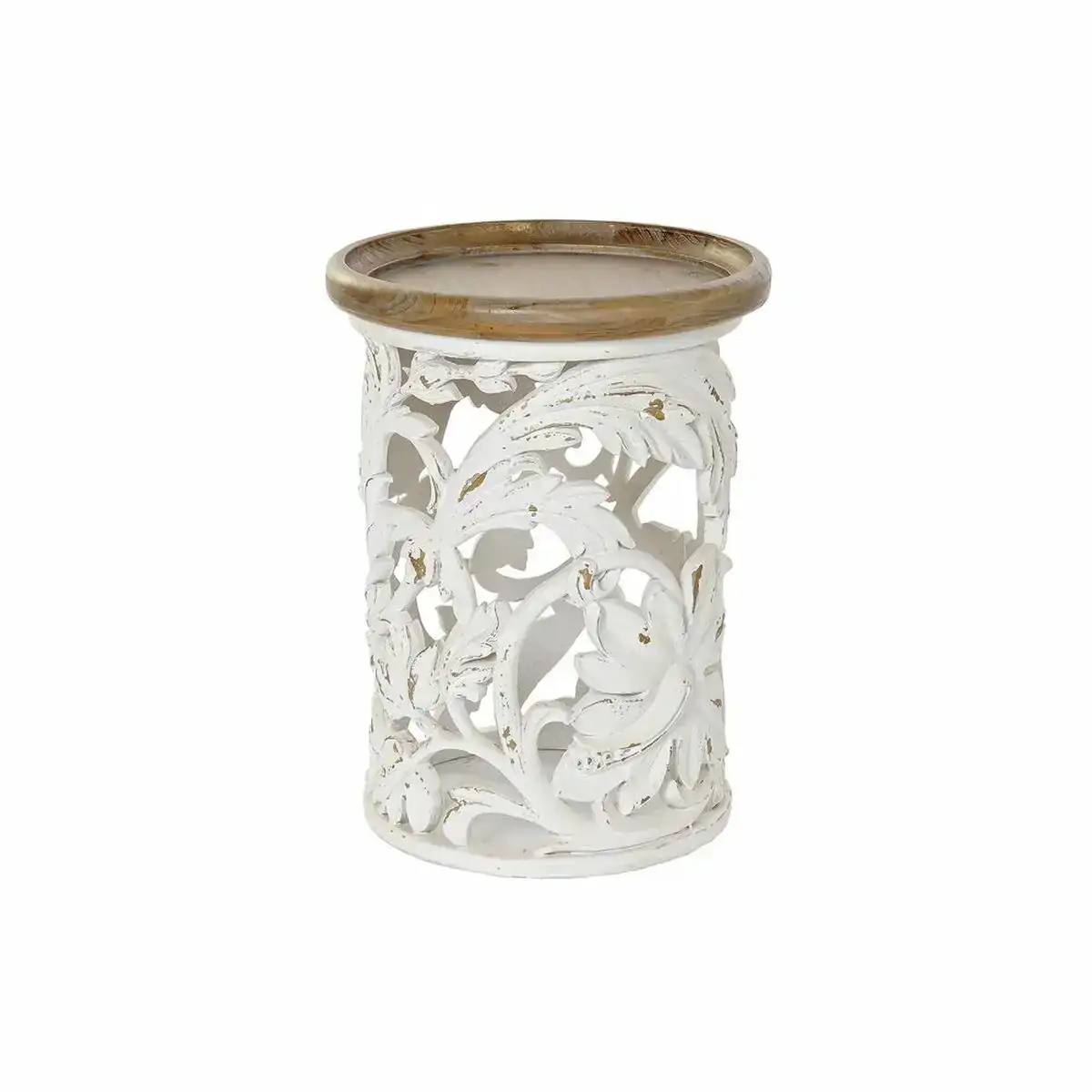 Table d appoint dkd home decor sapin naturel metal blanc 30 x 40 cm bois mdf 43 x 43 x 57 cm_1416. Bienvenue sur DIAYTAR COTE D'IVOIRE - Là où le Shopping Devient une Aventure. Explorez notre catalogue et dénichez des trésors qui élargiront votre horizon shopping.
