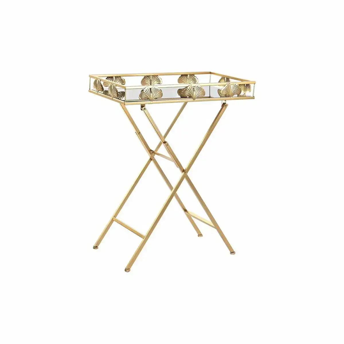 Table d appoint dkd home decor verre dore metal tropical feuille d une plante 56 x 36 x 71 cm _9099. DIAYTAR COTE D'IVOIRE - Votre Passage vers la Découverte. Explorez notre boutique en ligne pour trouver des trésors qui vous attendent, du traditionnel à l'avant-garde.