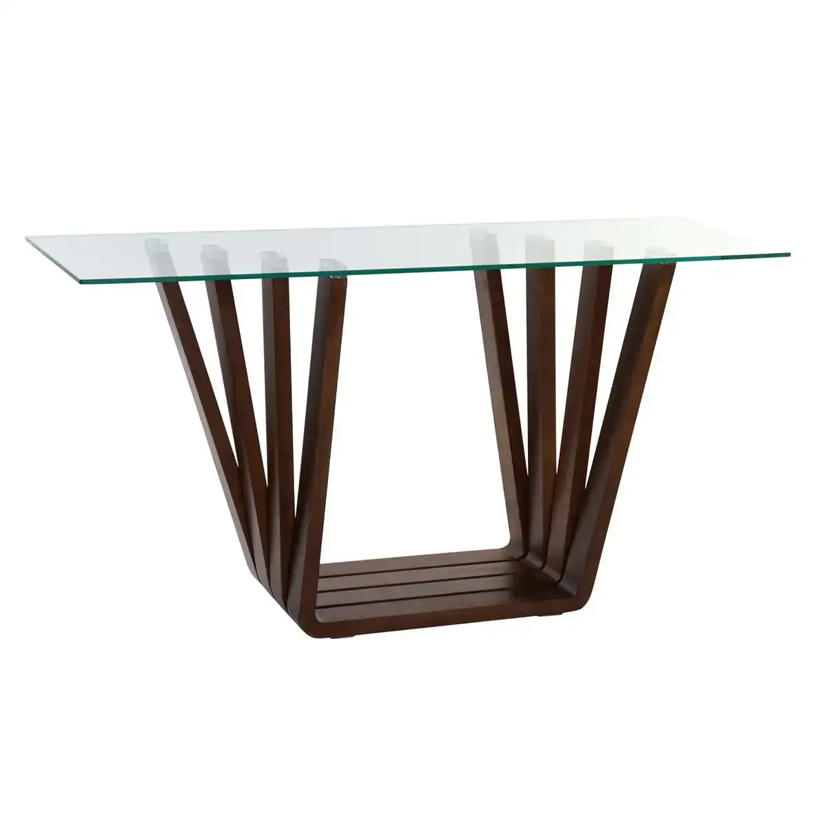 Table d appoint dkd home decor verre marron transparent noyer 145 x 45 x 75 cm_9352. DIAYTAR COTE D'IVOIRE - Là où Chaque Produit a son Histoire. Découvrez notre gamme de produits, chacun portant en lui le récit de l'artisanat et de la passion, pour vous offrir une expérience de shopping authentique.