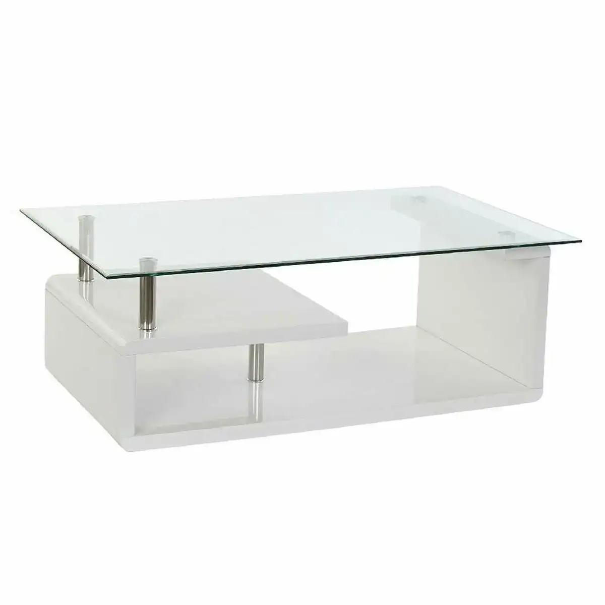 Table d appoint dkd home decor verre metal bois blanc 120 x 65 x 42 cm _6966. Bienvenue chez DIAYTAR COTE D'IVOIRE - Où Chaque Produit a son Histoire. Plongez dans notre sélection diversifiée et découvrez des articles qui racontent le riche patrimoine sénégalais.