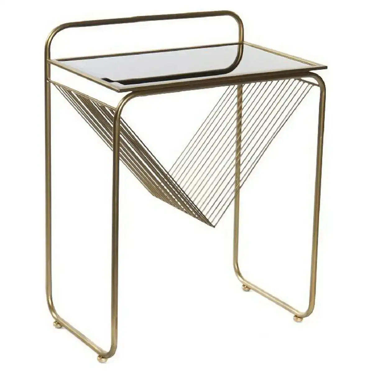 Table d appoint dkd home decor verre noir dore metal 48 x 30 x 63 cm _2805. DIAYTAR COTE D'IVOIRE - Où Choisir est une Célébration de l'Artisanat Local. Découvrez notre boutique en ligne et choisissez des produits qui incarnent la passion des artisans sénégalais.
