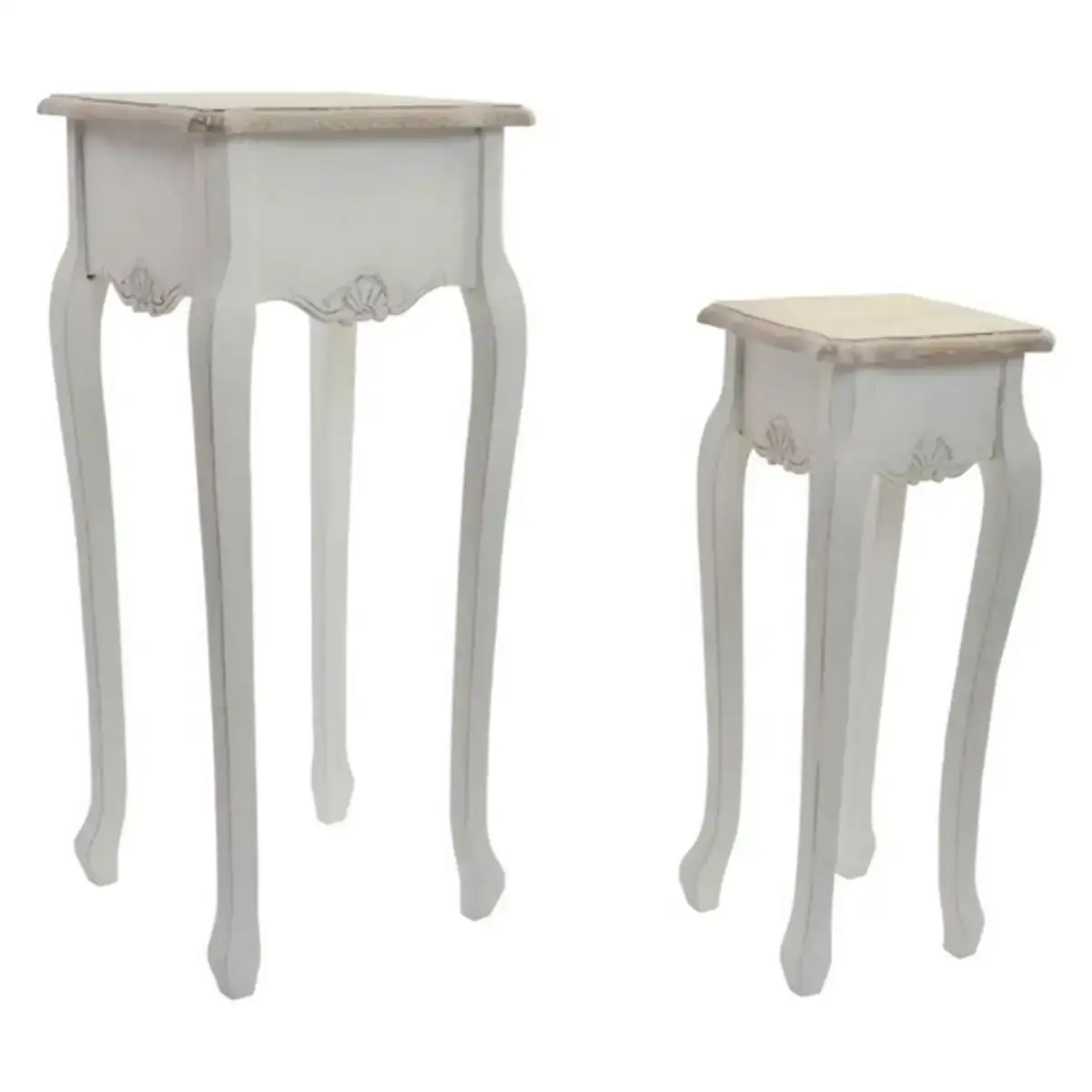 Table d appoint dkd home decor versalles sapin bois blanc 35 x 35 x 80 cm_4268. Découvrez DIAYTAR COTE D'IVOIRE - Là où Votre Shopping Prend Vie. Plongez dans notre vaste sélection et trouvez des produits qui ajoutent une touche spéciale à votre quotidien.