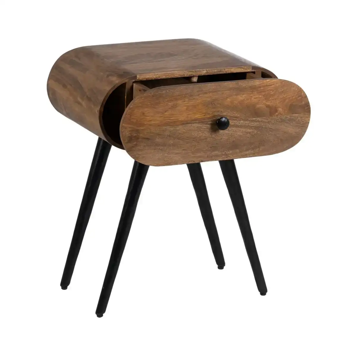 Table d appoint livu 46 x 35 5 x 57 5 cm naturel noir bois fer_7231. DIAYTAR COTE D'IVOIRE - Votre Source d'Inspiration Shopping. Parcourez nos rayons et trouvez des articles qui vous inspirent, que ce soit pour votre style, votre maison ou votre vie quotidienne.