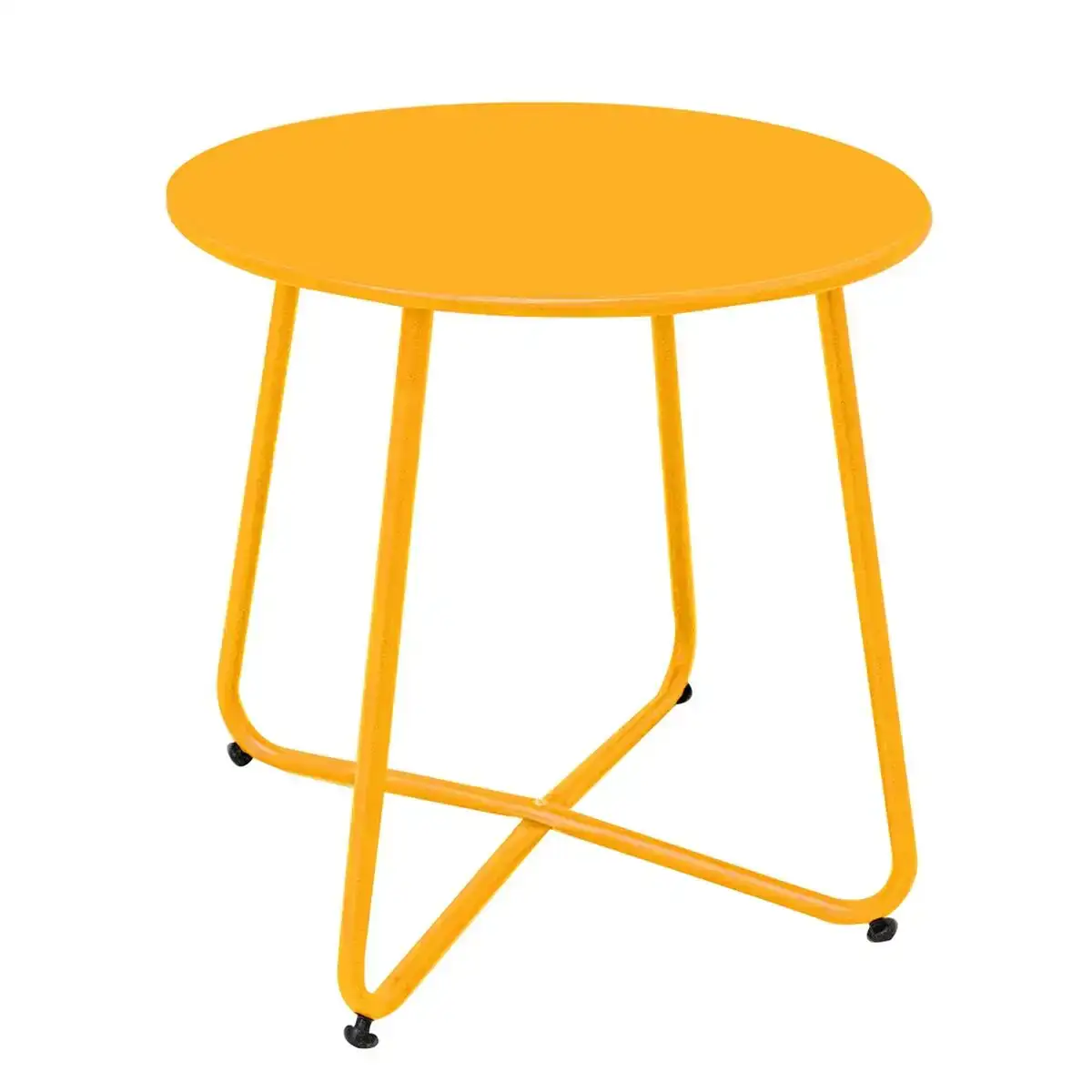 Table d appoint luna acier 45 x 45 cm moutarde_9251. DIAYTAR COTE D'IVOIRE - Où le Shopping Devient une Aventure Culturelle. Plongez dans notre univers de produits qui célèbrent l'héritage et l'artisanat du Côte d'Ivoire.