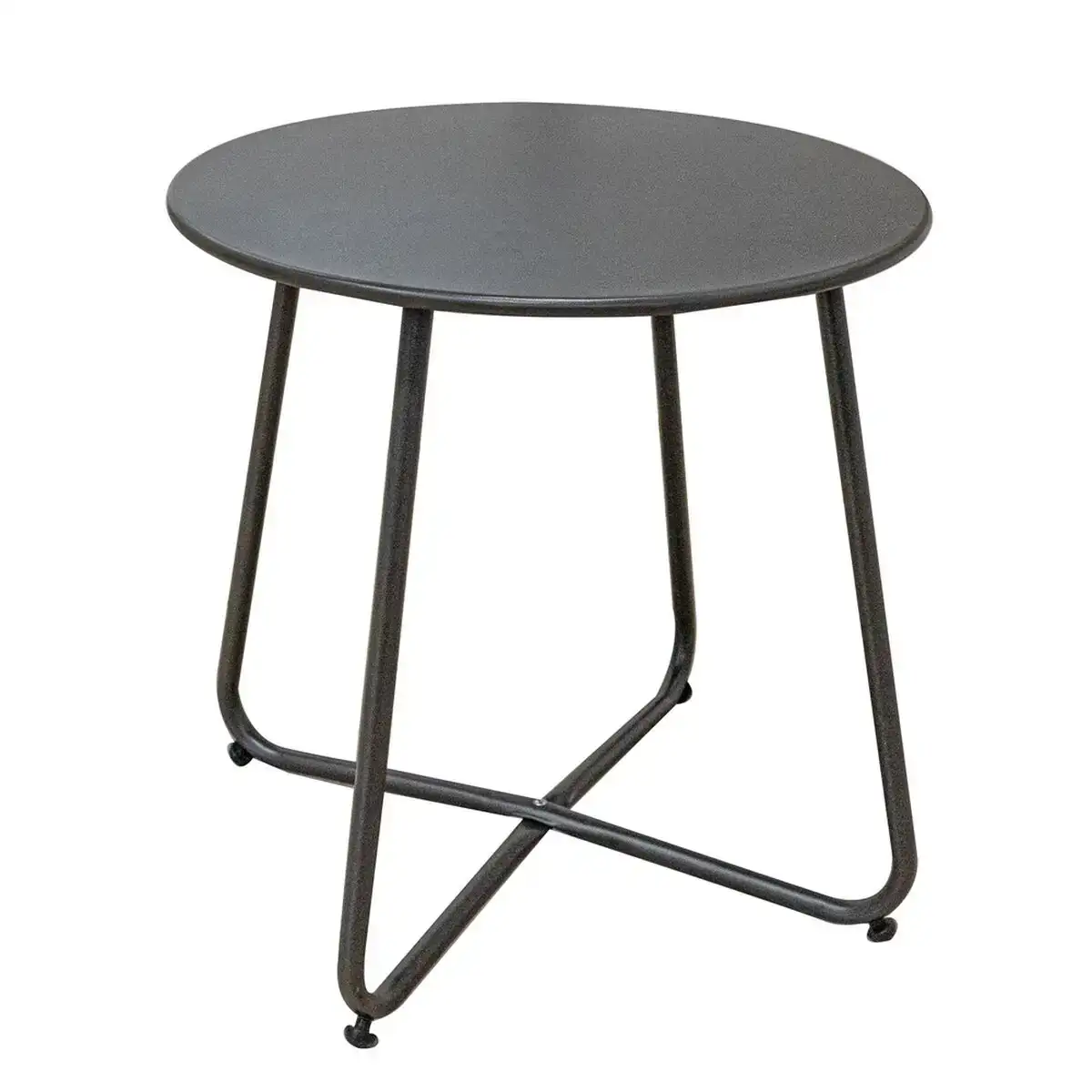 Table d appoint luna acier graphite 45 x 45 cm_2930. DIAYTAR COTE D'IVOIRE - Votre Source de Découvertes Shopping. Découvrez des trésors dans notre boutique en ligne, allant des articles artisanaux aux innovations modernes.