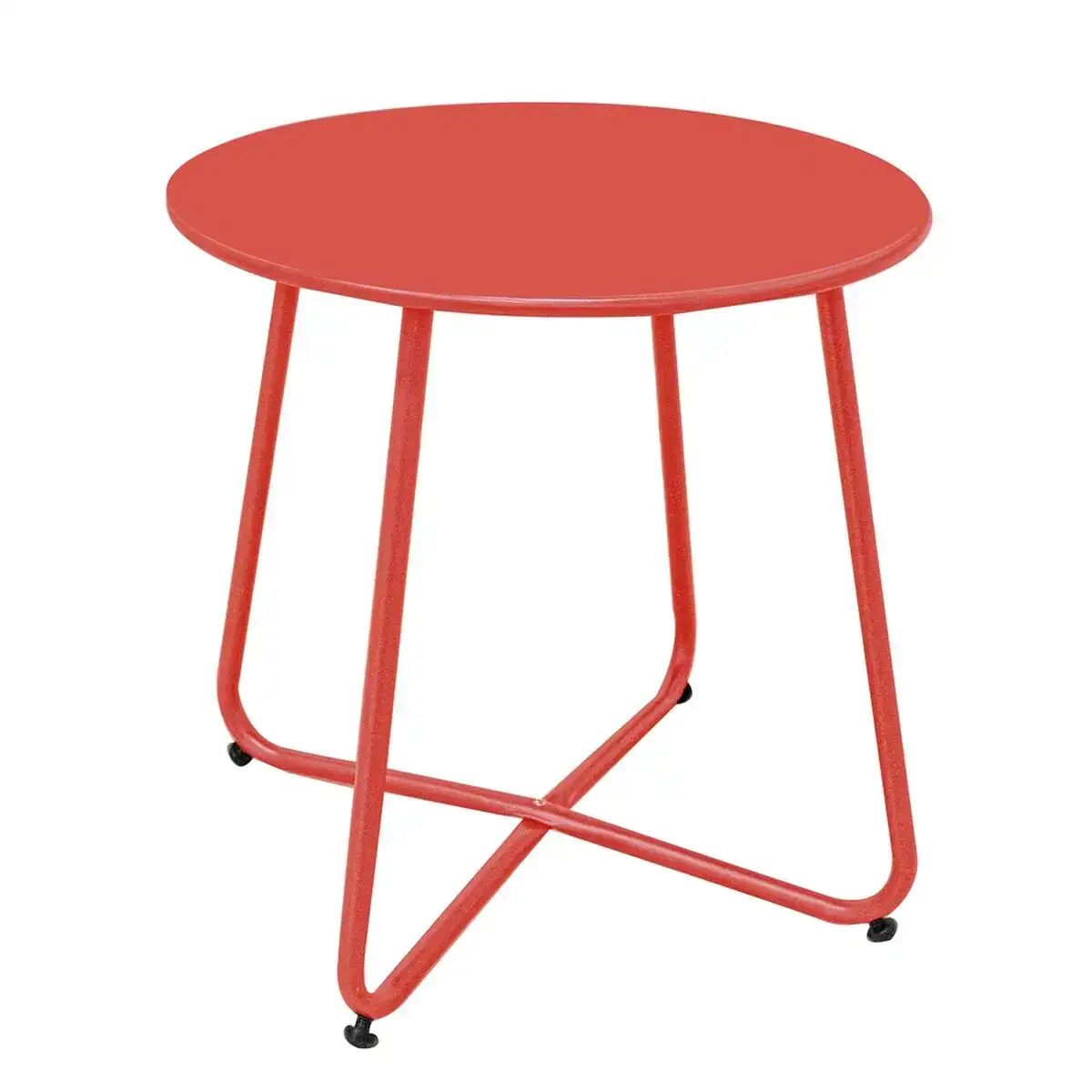 Table d appoint luna rouge acier 45 x 45 cm_2639. DIAYTAR COTE D'IVOIRE - Votre Plateforme Shopping de Confiance. Naviguez à travers nos rayons et choisissez des produits fiables qui répondent à vos besoins quotidiens.