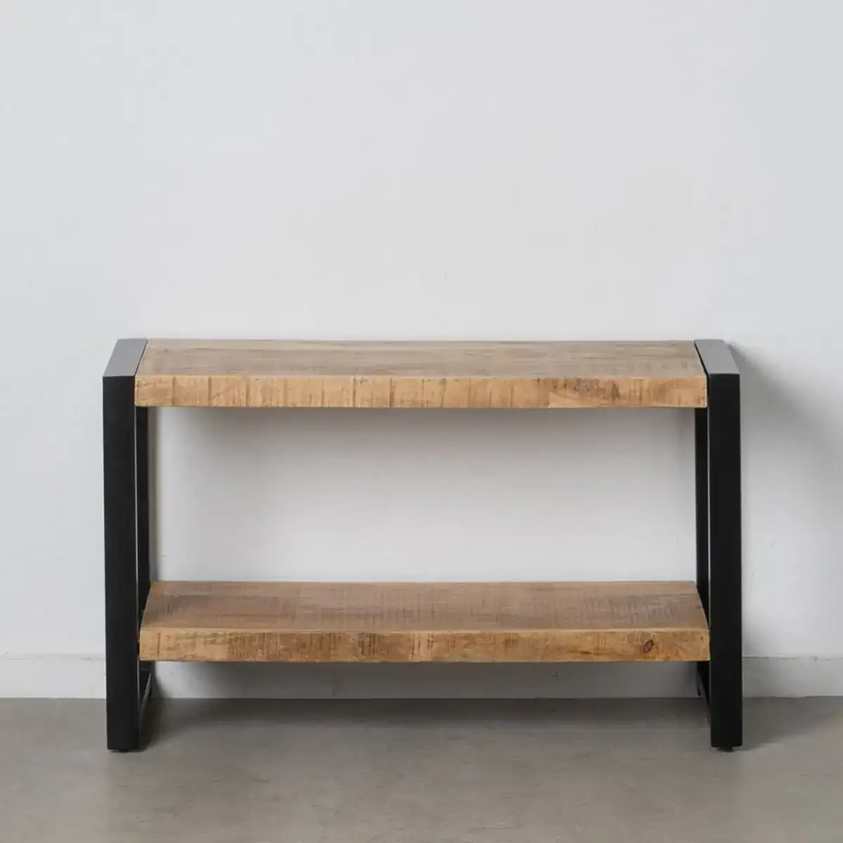 Table d appoint mango 100 x 40 x 60 cm naturel noir bois fer_1775. Entrez dans l'Univers de DIAYTAR COTE D'IVOIRE - Où l'Élégance Rencontre la Tradition. Explorez notre gamme variée et trouvez des articles qui ajoutent une touche de sophistication à votre vie.