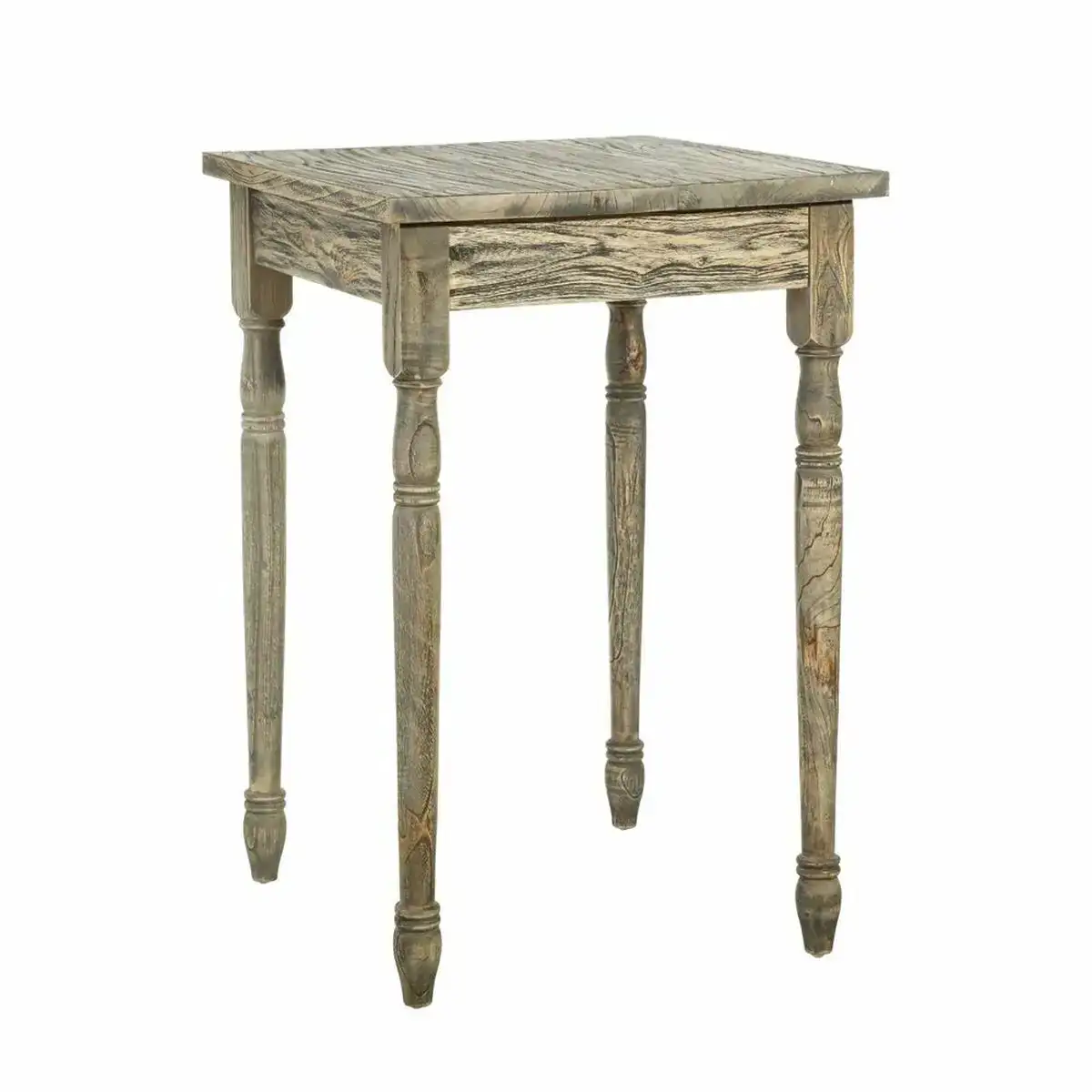Table d appoint naturel gris bois 60 x 60 x 90 cm_8443. DIAYTAR COTE D'IVOIRE - Là où Chaque Produit a son Propre Éclat. Explorez notre boutique en ligne et trouvez des articles qui ajoutent de la brillance à votre quotidien.