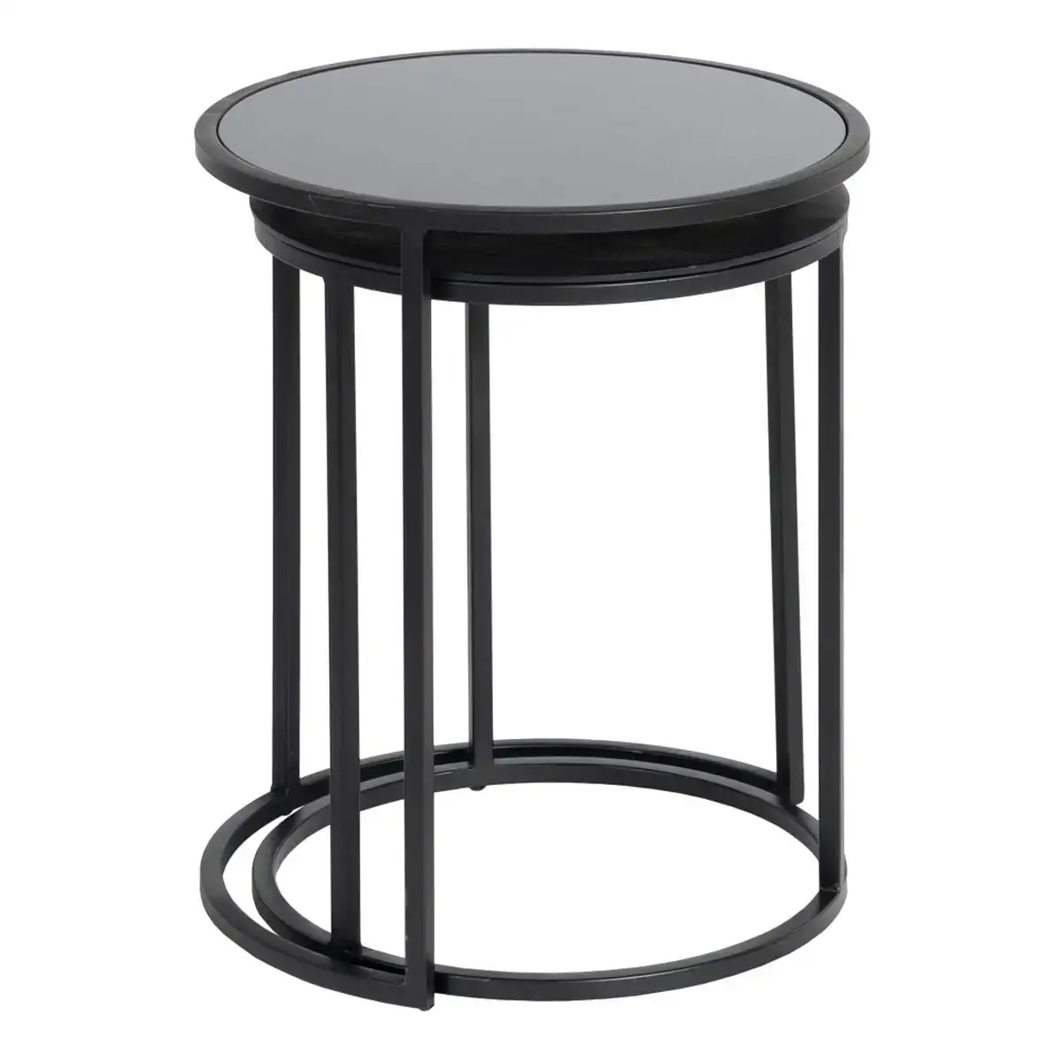 Table d appoint noir 45 x 45 x 56 cm_7391. DIAYTAR COTE D'IVOIRE - Où Choisir Devient une Expérience Personnalisée. Explorez notre boutique en ligne pour découvrir des produits qui s'adaptent à votre style et à votre essence.