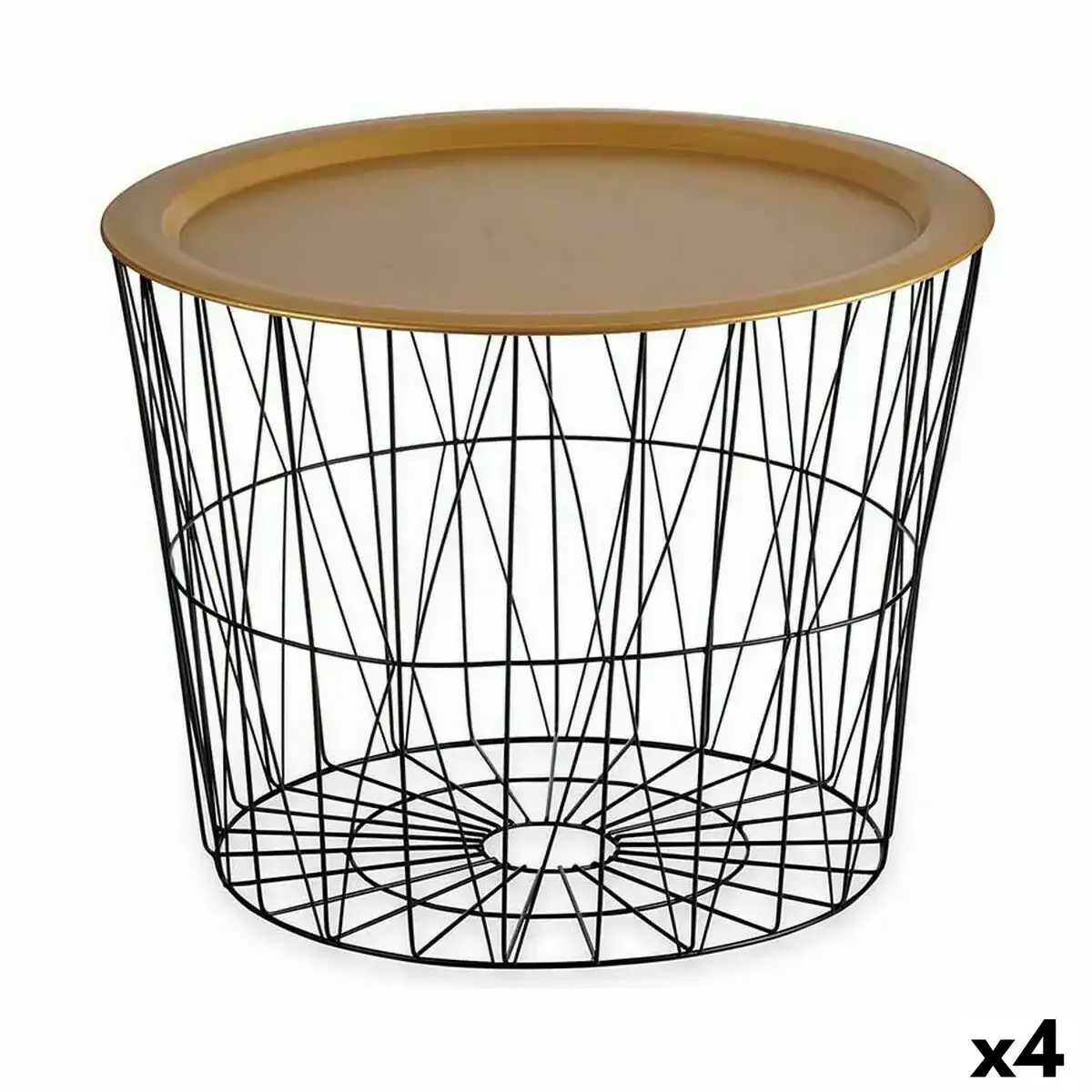 Table d appoint noir dore metal 62 x 45 5 x 62 cm 4 unites _5359. DIAYTAR COTE D'IVOIRE - L'Art de Vivre le Shopping en Ligne. Découvrez notre plateforme intuitive et trouvez des produits qui vous inspirent et vous enchantent, à chaque clic.