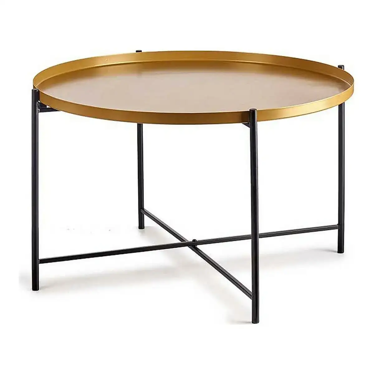 Table d appoint noir dore metal 76 5 x 46 x 76 5 cm _2792. DIAYTAR COTE D'IVOIRE - L'Artisanat à Portée de Clic. Découvrez notre boutique en ligne pour trouver des produits uniques qui célèbrent la créativité et l'artisanat sénégalais.